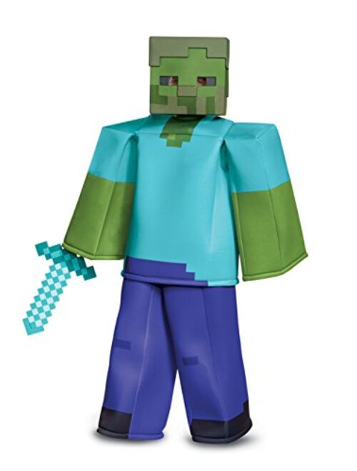 Disguise Minecraft Prestige Kid Zombie Halloween Costume