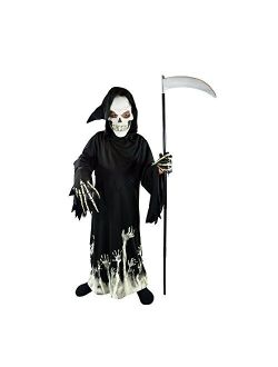 Kids Grim Reaper Glow in the Dark Deluxe Phantom Costume