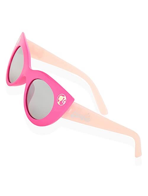 Barbie Girl's Cat Eye Sunglasses and Handled Hard Case Set