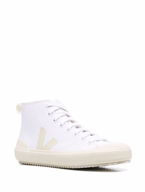 VEJA logo-patch high-top sneakers