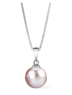 Freshwater Pearl Pendant Sydney Necklace for Women - Cultured Pearl Necklace | Single Pearl Necklace for Women with 925 Sterling Silver Chain