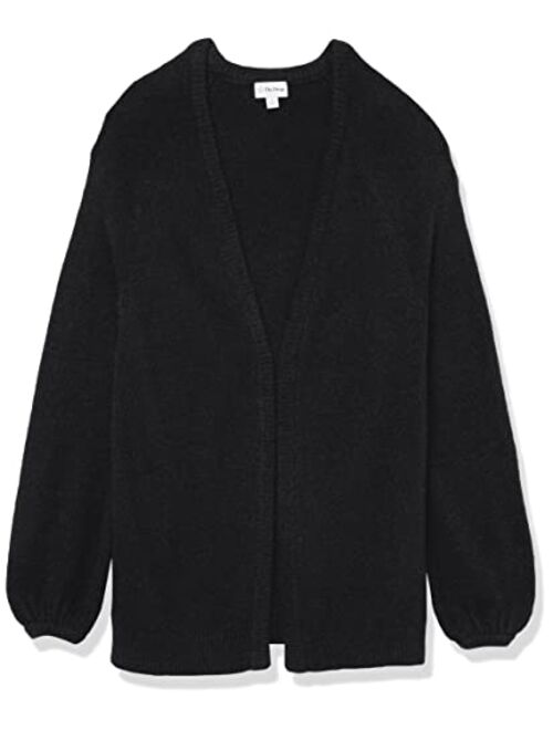 The Drop Women's Mirabelle Long Bell Sleeve Open Front Cozy Cardigan