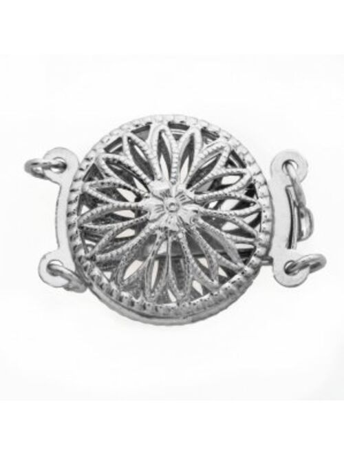 THE PEARL SOURCE 14K Gold Round White Freshwater Cultured Pearl Double Strand Necklace, Bracelet & Earrings Set in 16" Choker Length for Women