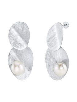 9mm Baroque Freshwater Pearl Lou Earrings for Women