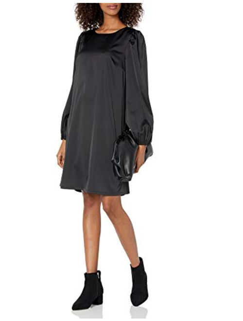 The Drop Women's @shopdandy Belted Silky Stretch Dress