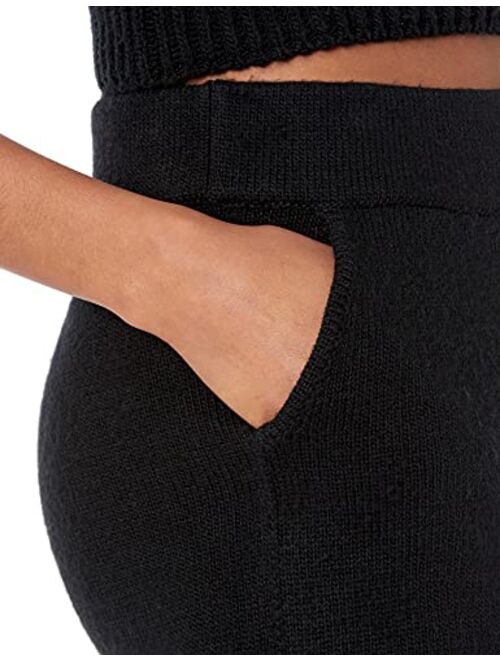 The Drop Women's Cynthia Wide Leg Sweater Pant
