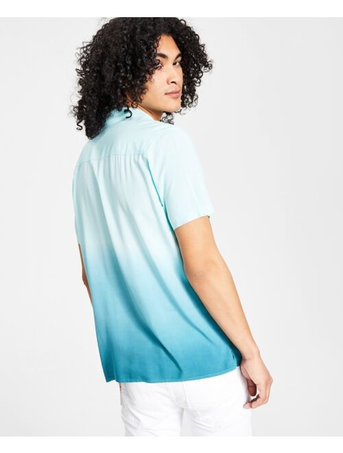 INC INTERNATIONAL CONCEPTS Men's Dip Dye Shirt, Created for Macy's