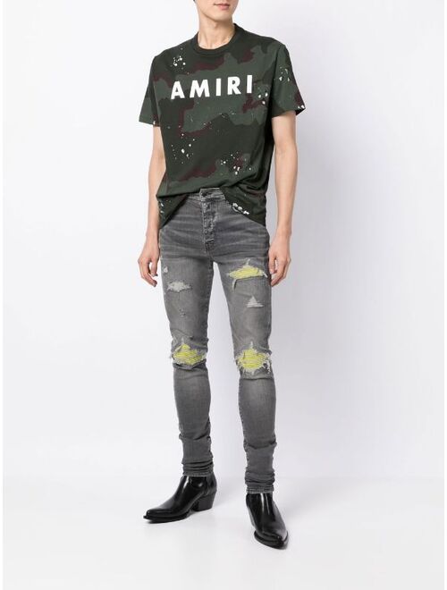 AMIRI camouflage-print logo T-shirt