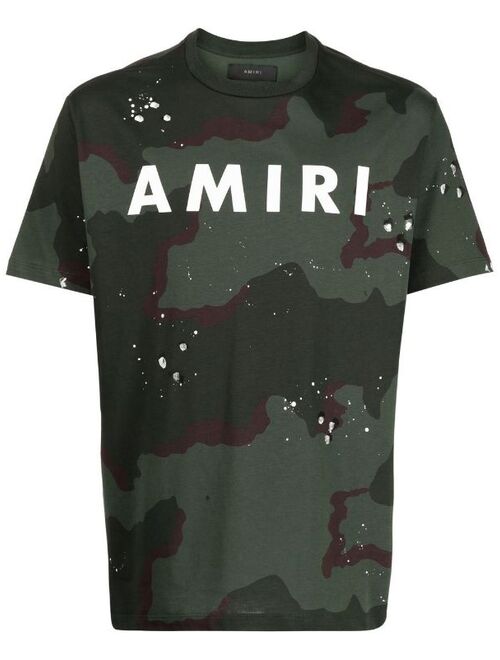 AMIRI camouflage-print logo T-shirt
