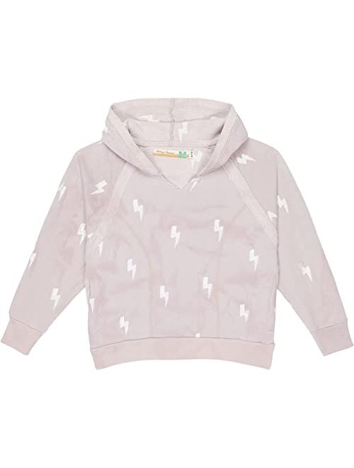Vintage Havana Kids French Terry Hoodie Lightening Bolt (Little Kids/Big Kids)