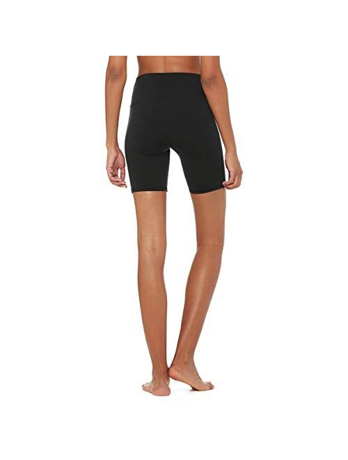 Alo Yoga Women's High Waist Biker Shorts, Black, XS