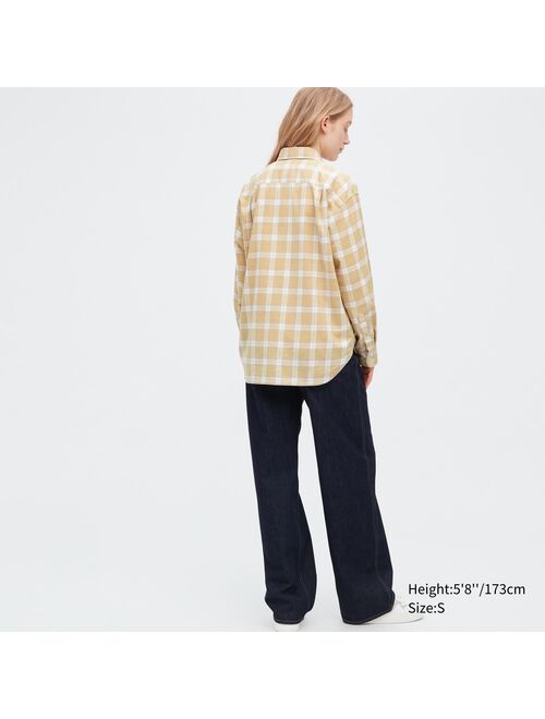 Uniqlo Flannel Checked Long-Sleeve Shirt