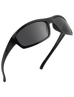 KastKing Kateel Polarized Sport Sunglasses for Men and Women, Ideal for Driving Fishing Cycling and Running,UV Protection