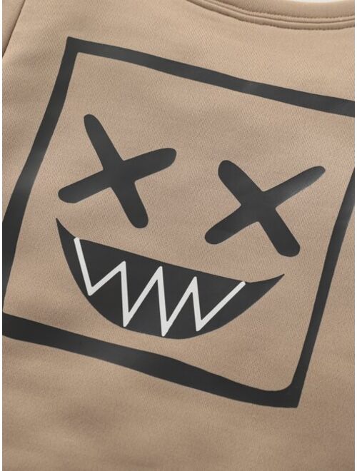 Shein Toddler Boys Cartoon Graphic Sweatshirt