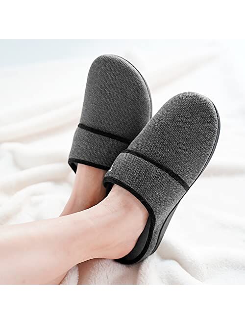 Orthotic Slippers with Arch Support, Orthopedic House Slipper with Adjustable Strap for Men Women Plantar Fasciitis Flat Foot by V.Step