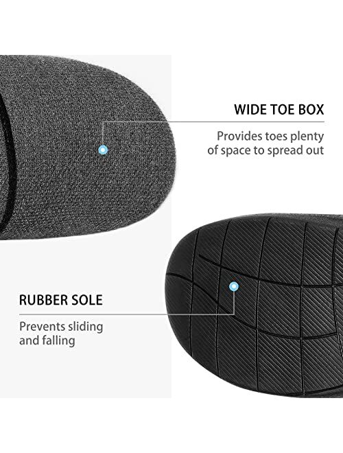 Orthotic Slippers with Arch Support, Orthopedic House Slipper with Adjustable Strap for Men Women Plantar Fasciitis Flat Foot by V.Step