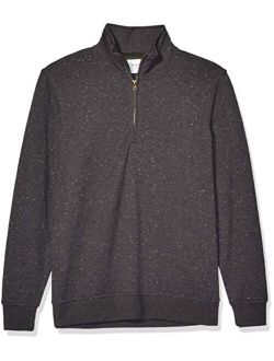 Men's Long Sleeve Donegal Half Zip Pullover Sweater