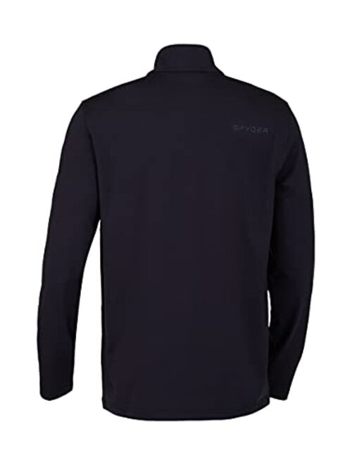 Spyder Mens Prospect Zip T-Neck Quarter-Zip Pullover Long Sleeve Active Shirt