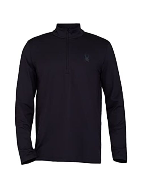 Spyder Mens Prospect Zip T-Neck Quarter-Zip Pullover Long Sleeve Active Shirt