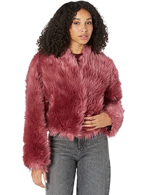 Free People All Night Faux Fur - Solid