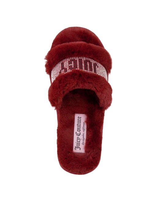 Juicy Couture Women's Halo Faux Fur Slippers