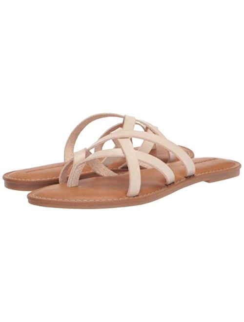 Amazon Essentials Women's Strappy Slide Flat Sandal