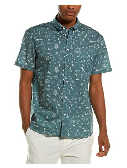 Billy Reid Men's S/S Boardwalk Shirt
