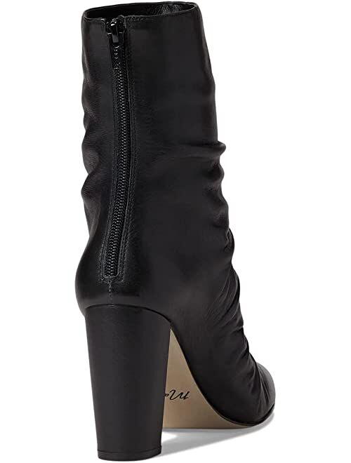 Matisse Colette Leather Pointed Toe Ruched Detailing Boot