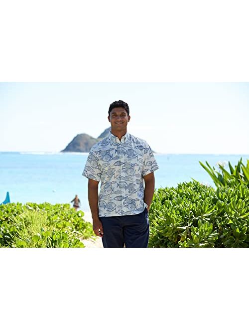 Reyn Spooner Oceanic Hawaiian Aloha Shirt - Pullover