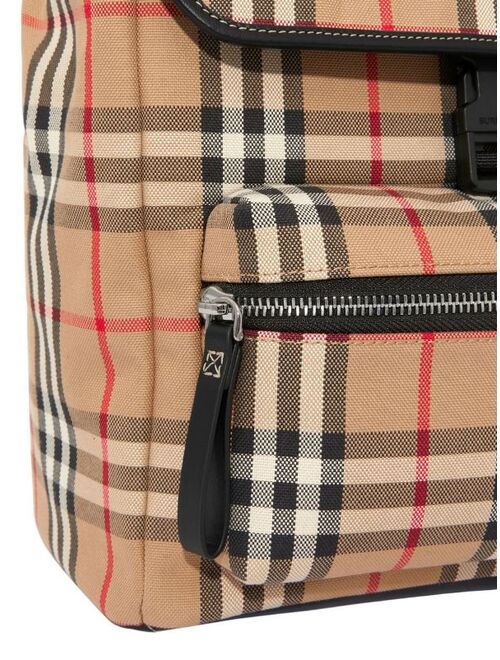 Burberry Kids check-pattern zip-fastening backpack