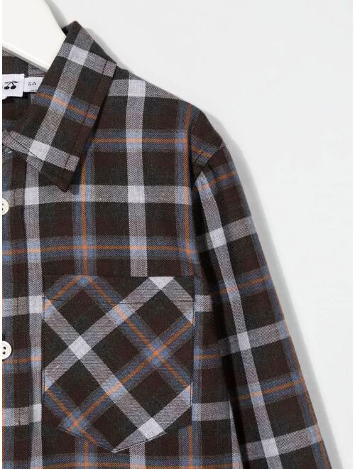 Bonpoint check-pattern long-sleeve shirt