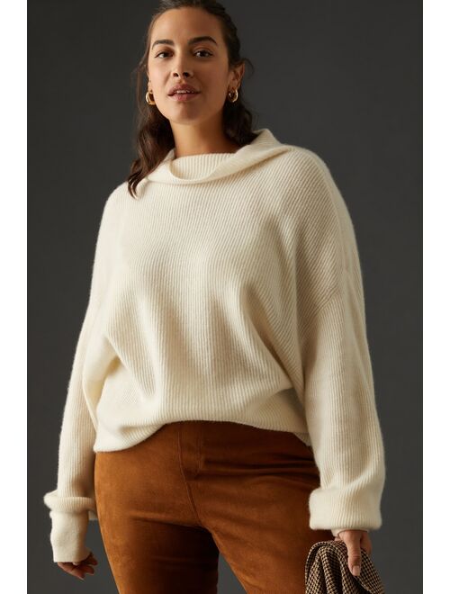 Pilcro Ribbed Cashmere Sweater