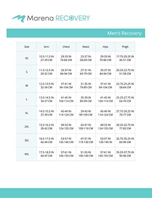 Marena Men's Recovery Sleeveless Bodysuit for Post Surgery