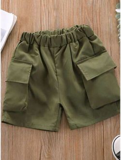 Toddler Boys Flap Pocket Shorts