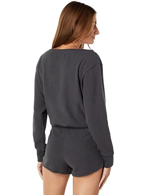 Spiritual Gangster Sherpa Off Shoulder Romper