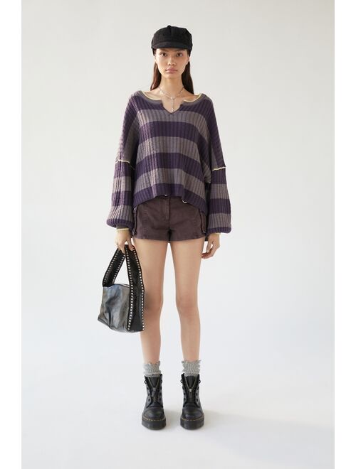 BDG Allie Notch Neck Pullover Sweater