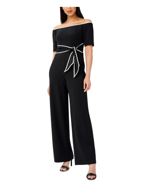 ADRIANNA PAPELL Women's Off-The-Shoulder Jumpsuit