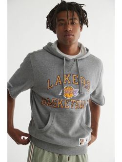 Los Angeles Lakers Short Sleeve Hoodie Sweatshirt