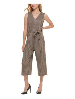Women's Phantome-Striped Houndstooth Pantsuit