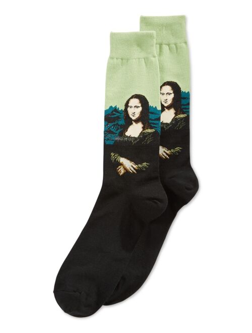 HOT SOX Men's Socks, Mona Lisa Crew