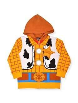Toy Story Boy's Buzz Lightyear Hooded Sweatshirt, 100% Cotton