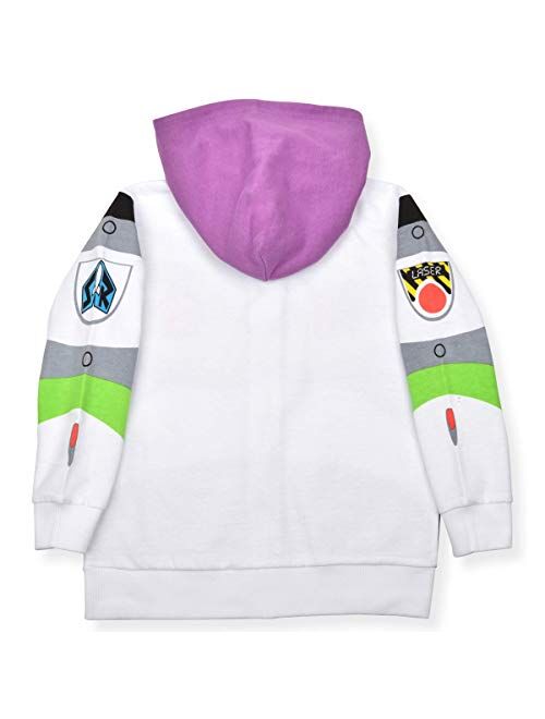 Disney Toy Story Boy's Buzz Lightyear Hooded Sweatshirt, 100% Cotton