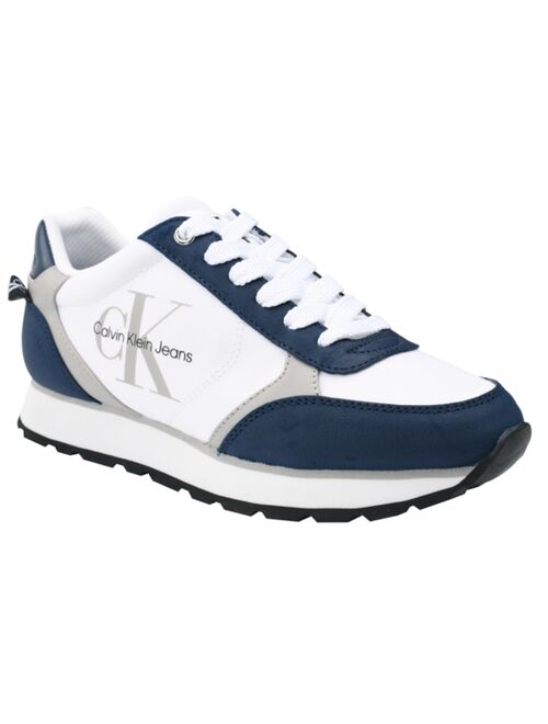 CALVIN KLEIN JEANS Women's Cayle Logo Casual Lace-Up Sneakers