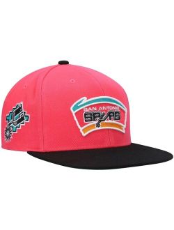Pink San Antonio Spurs Hardwood Classics Snapback Hat