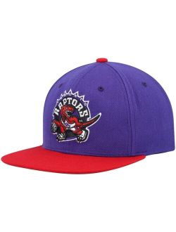 Purple and Red Toronto Raptors Hardwood Classics Team Two-Tone 2.0 Snapback Hat