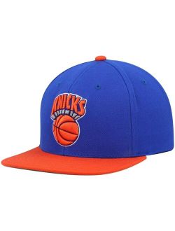 Blue and Orange New York Knicks Hardwood Classics Team Two-Tone 2.0 Snapback Hat