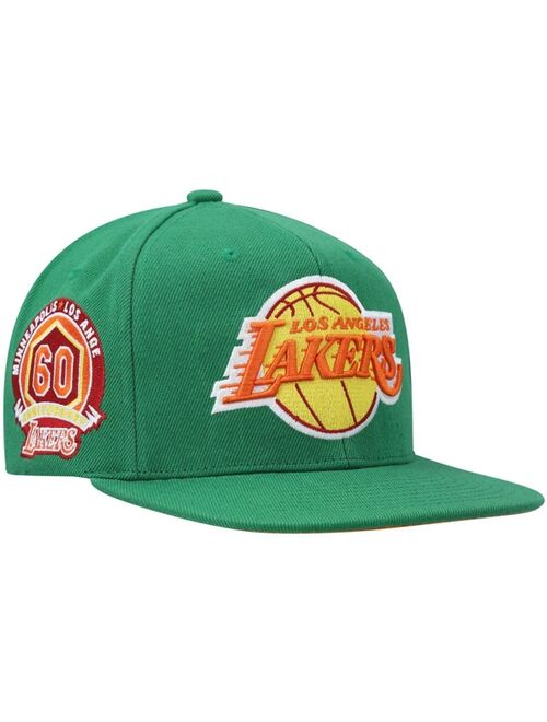 Men's Mitchell & Ness Green Los Angeles Lakers Like Mike Snapback Hat