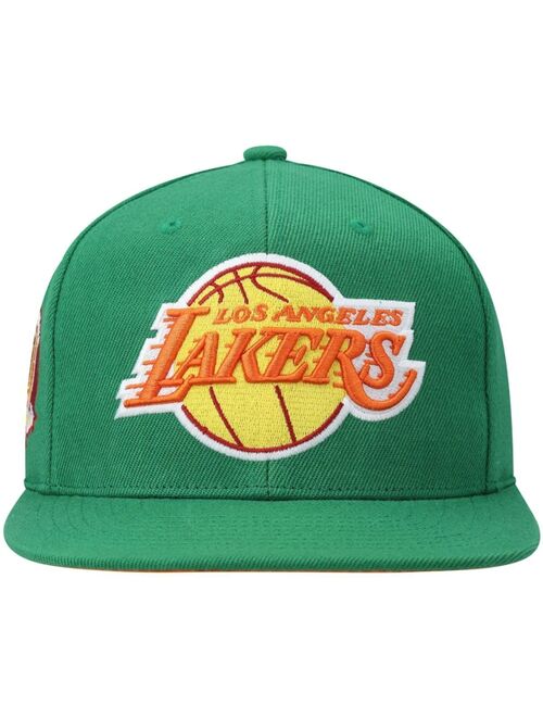 Men's Mitchell & Ness Green Los Angeles Lakers Like Mike Snapback Hat