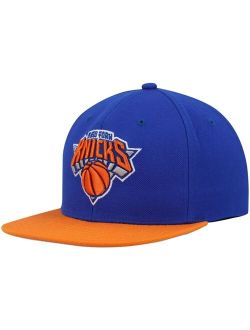 Blue, Orange New York Knicks Team Two-Tone 2.0 Snapback Hat