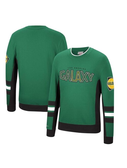 Men's Mitchell & Ness Green La Galaxy Since '96 Hometown Champs Pullover Sweatshirt